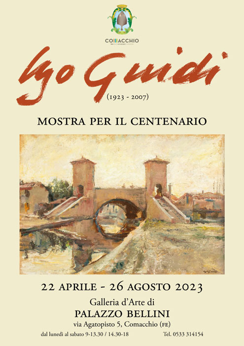 A Comacchio la mostra "Il centenario di Ugo Guidi" dal 22 aprile al 26 agosto